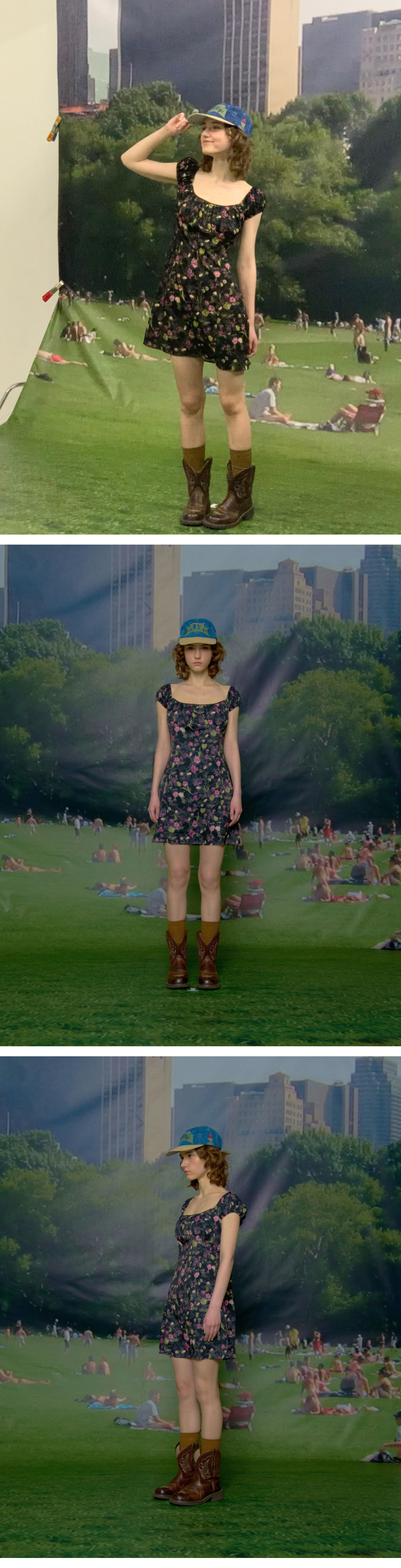 루루서울(LOULOUSEOUL) Urban Dream Mini Dress (Black) - 사이즈