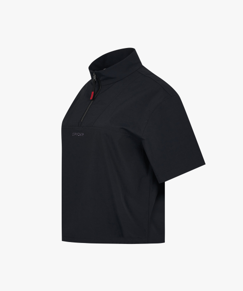 Женский анорак PRO-WEBCOOL woven с коротким рукавом SPKMCNRS351WBLK
