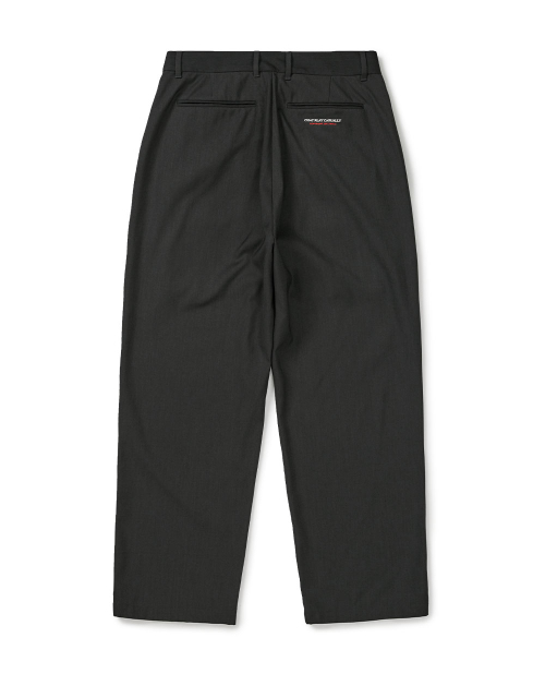 [Mmlg] PLAY WIDE SLACKS (CHARCOAL)