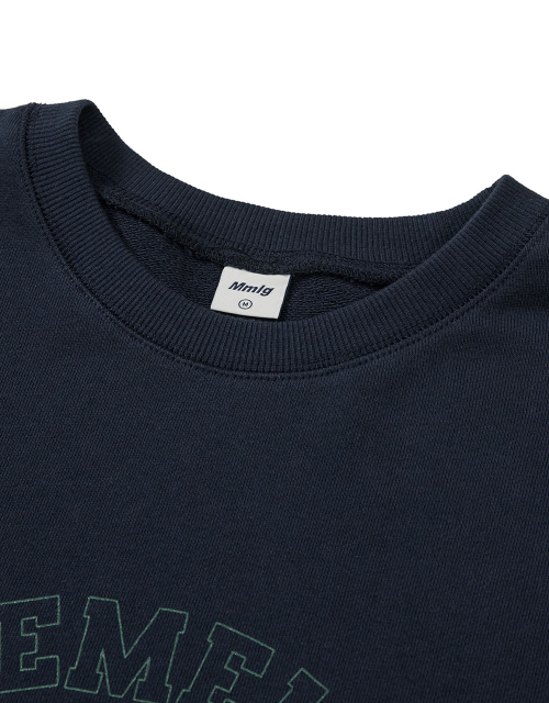 [Mmlg] STROKE HF SWEAT (AUTHENTIC NAVY)