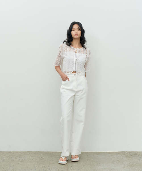 Классические белые джинсы White MBESPA009WH