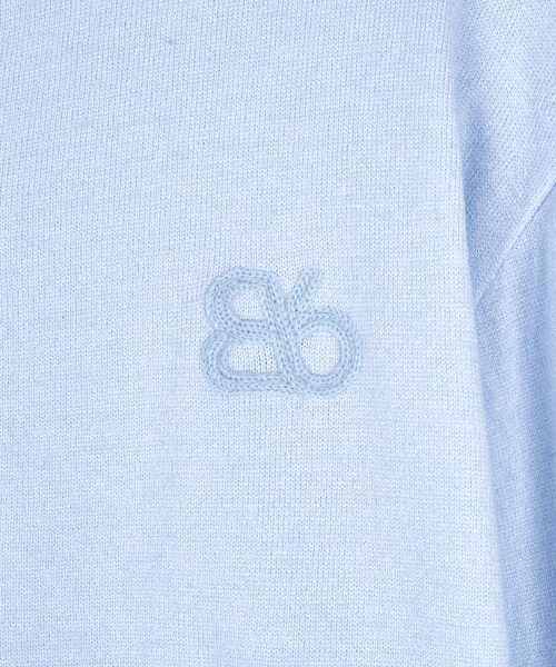 Круглый вязаный кардиган (Sky Blue)