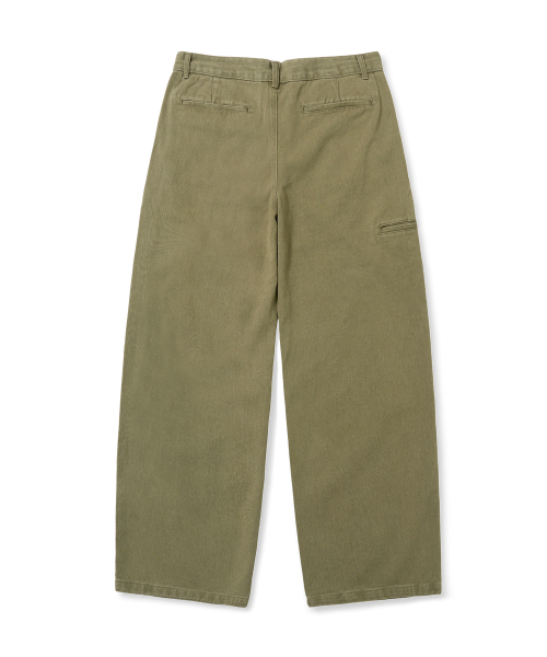 Рабочие брюки-чино с одной складкой Khaki