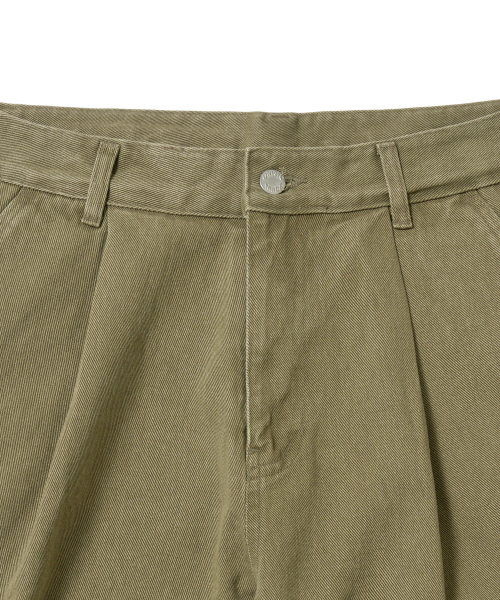 Рабочие брюки-чино с одной складкой Khaki