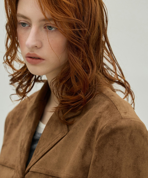 Suede Half Coat_2Color