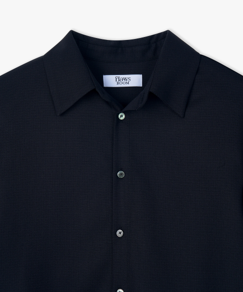 Half Rollup Shirts BLACK