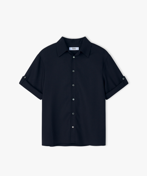 Half Rollup Shirts BLACK