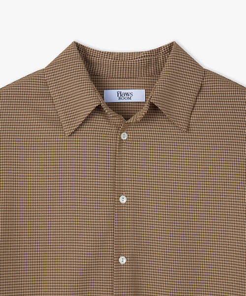 Half Rollup Shirts CAMEL