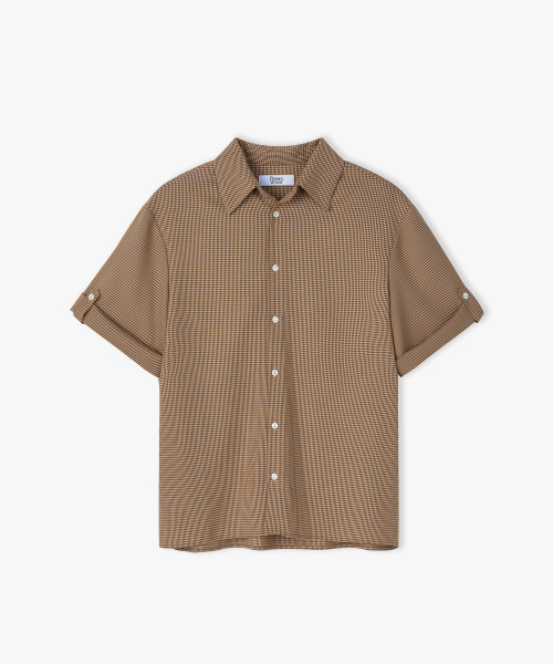 Half Rollup Shirts CAMEL