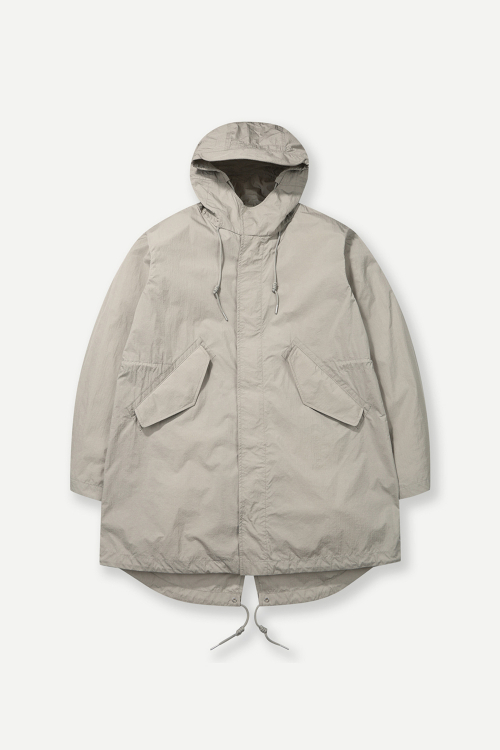Тренч-парка рипстоп рыбий хвост BEIGE BNESHA500BE