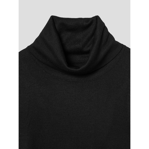 Twisted Back Knit Tank Black