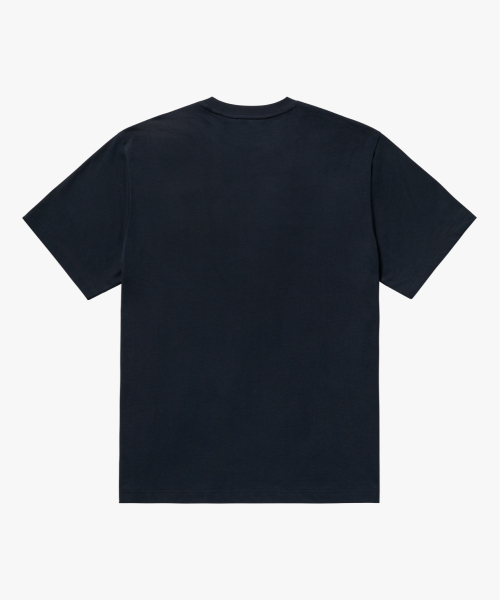 ESSENTIAL SCRIPT TEE-NAVY