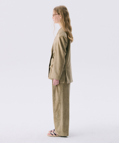 25 Corduroy Wide Pants_Light Khaki