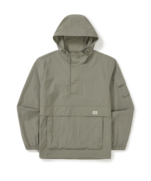 Анорак с капюшоном Route (S25MMRAN60) Khaki Gray