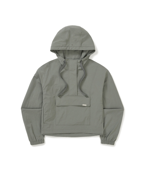 Женский кроп-анорак Route (S25MWRAN67) Light Khaki