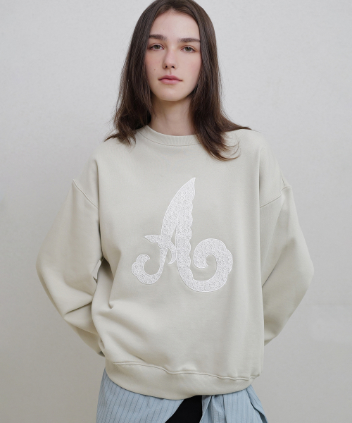 Hope logo sweatshirt (pale green)