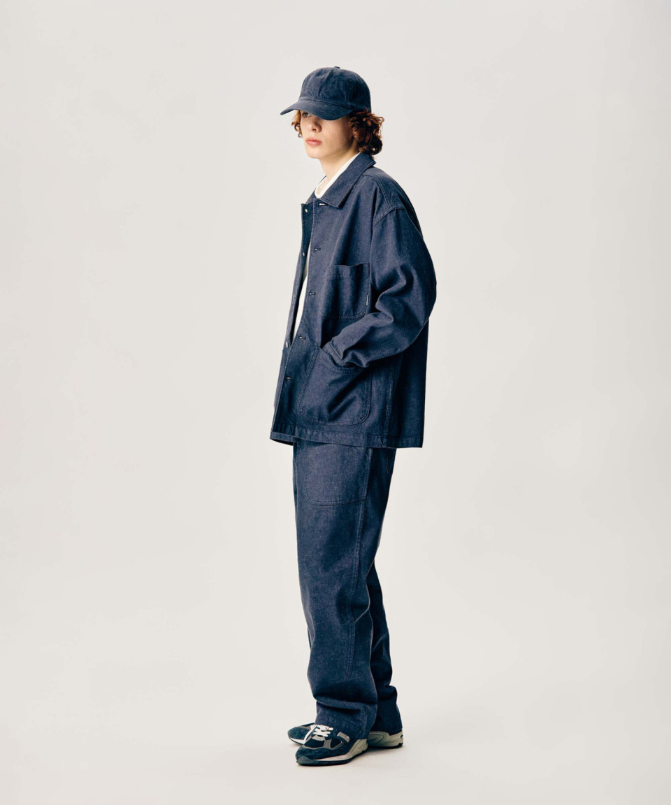 MUSINSA公式 | ESPIONAGE Kuroki Denim BB Cap W.L. Indigo