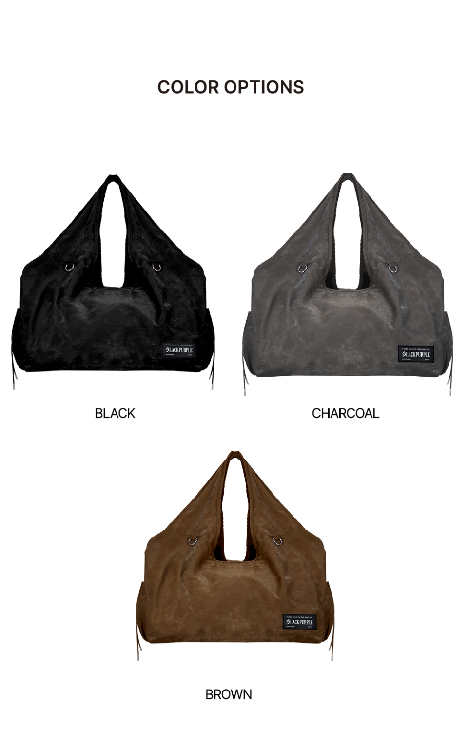 블랙 퍼플(BLACK PURPLE) 머메이드 비키백 Mermaid Vicky