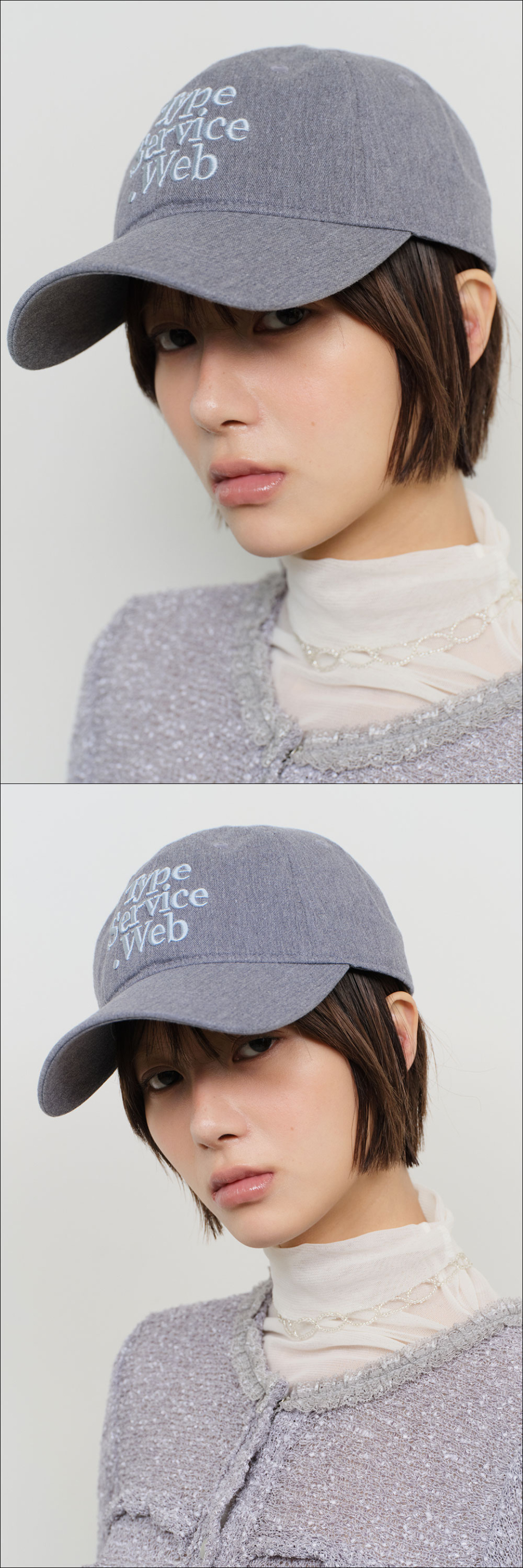 ◆typeservice◆ Typeservice Web Cap Melange Gray COTA01MGF MUSINSA | TYPESERVICE Typeservice Web Cap [Melange Gray]