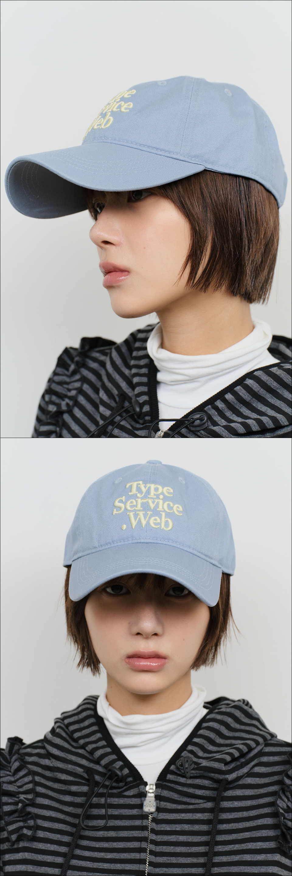 MUSINSA | TYPESERVICE Typeservice Web Cap [Still Blue]