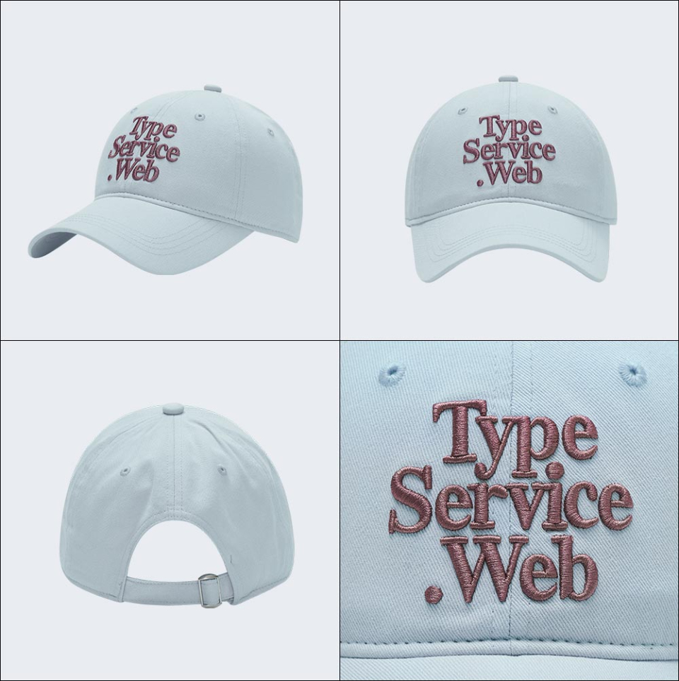 MUSINSA | TYPESERVICE Typeservice Web Cap [Pastel Blue]