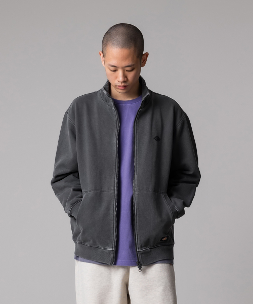 Трикотажная олимпийка Garment Dyed Charcoal