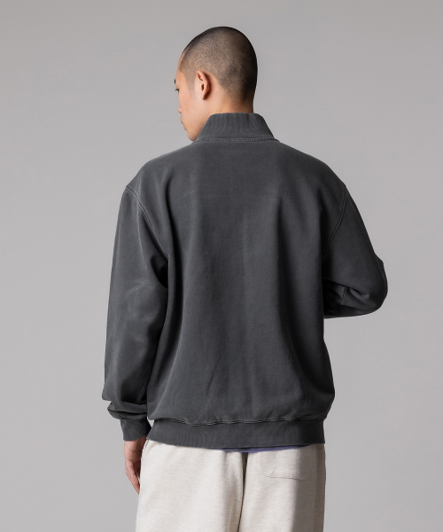 Трикотажная олимпийка Garment Dyed Charcoal