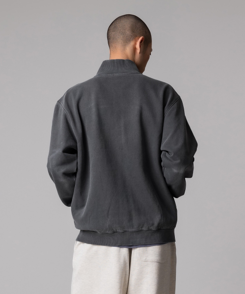 Трикотажная олимпийка Garment Dyed Charcoal