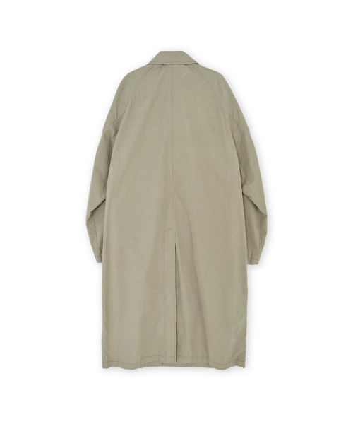 Пальто Balmacaan с вошингом, Dark Beige