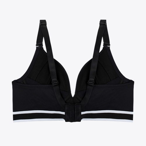 Спортивный комплект Athletic Sporty бралетт + трусики без косточек_Black