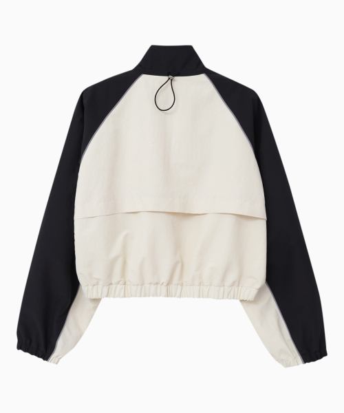 Укороченная куртка на завязках Light Beige