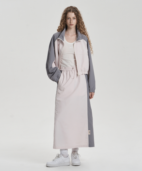 Укороченная куртка Jet Up на завязках - Light Pink