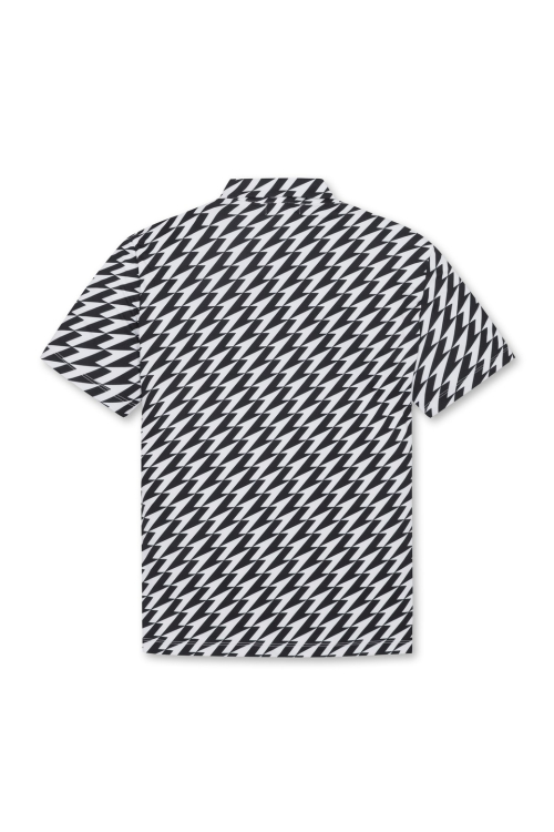 PLAYER S EDITION Men Arrow Print SS Polo_WMTCM25903BKX