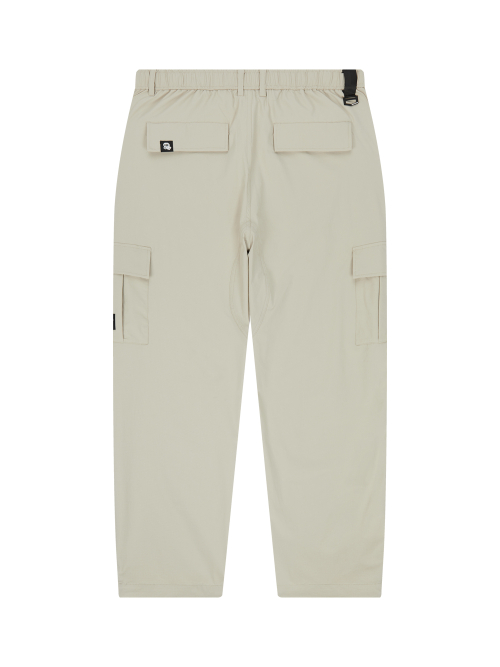 Эластичные широкие брюки карго рипстоп (Beige)