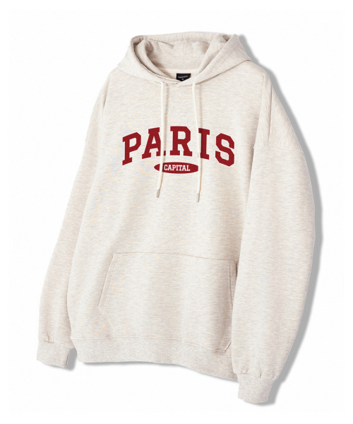 Оверсайз худи Capital Paris [Oatmeal]