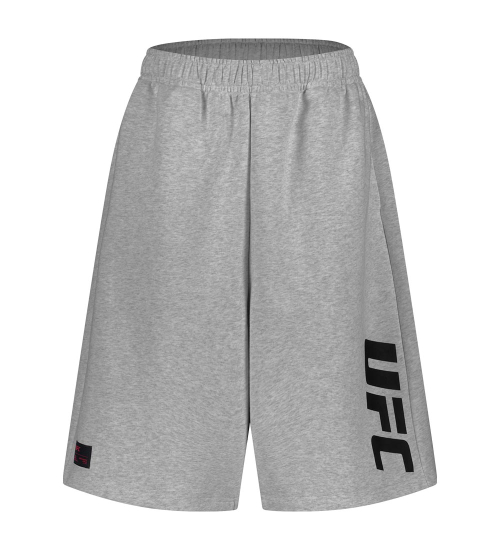 UFC шорты-бермуды с большим лого Melange Grey U2SPW2322MG