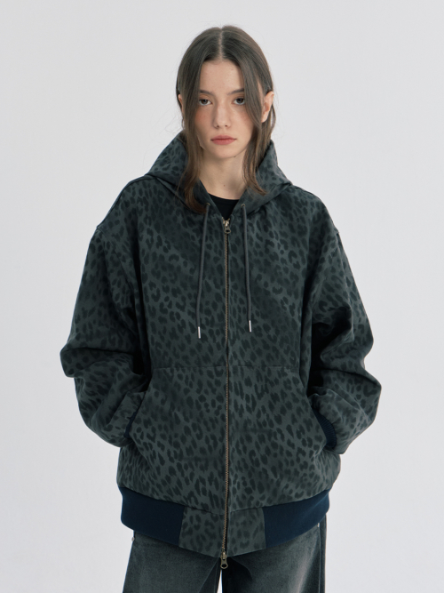 LEOPARD WORK HOOD куртка, угольный