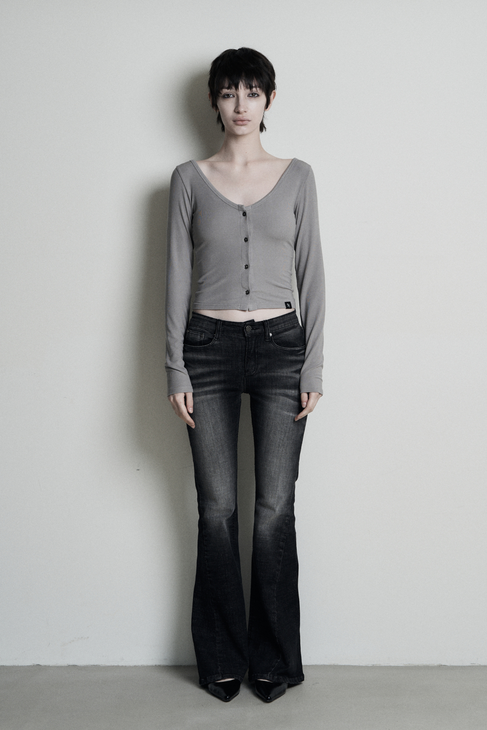 시너진(SYNERJYN) CAT WASHING DENIM PANTS BLACK - 사이즈 & 후기