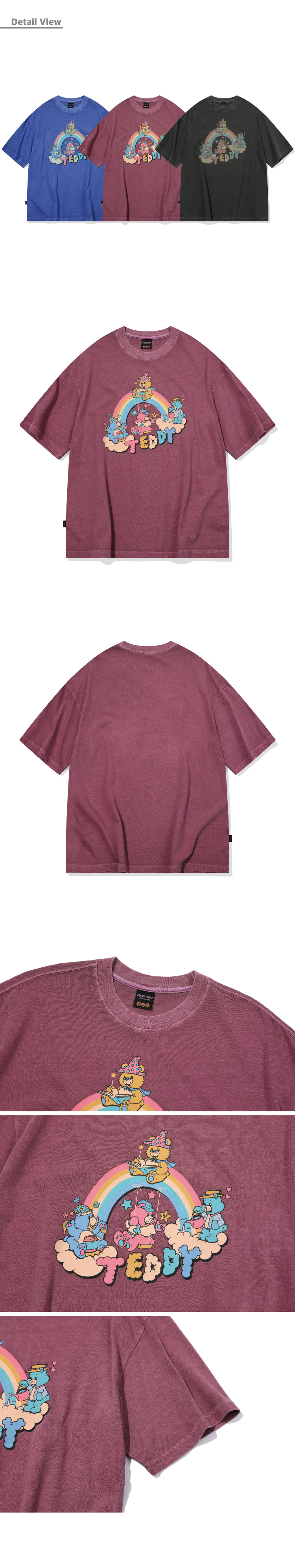 【CPGN STUDIO】25SS★ Rain Teddy Short Sleeve Tee MUSINSA | CPGN STUDIO RAIN TEDDY Pigment Short Sleeve T