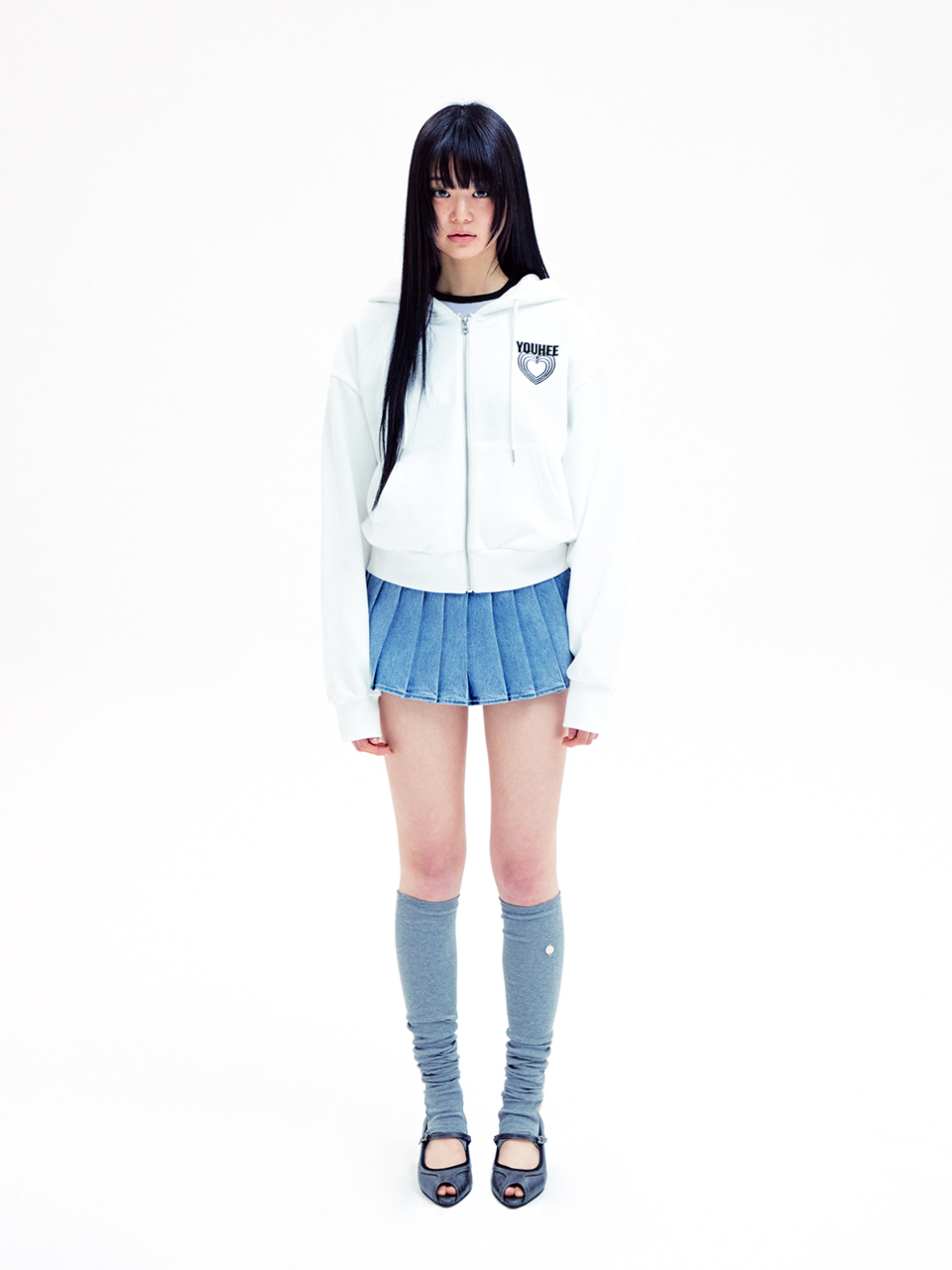 ★YOUHEE★DENIM LOW-RISE PLEATS SKIRT MUSINSA | YOUHEE DENIM LOW-RISE PLEATS SKIRT LIGHT BLUE