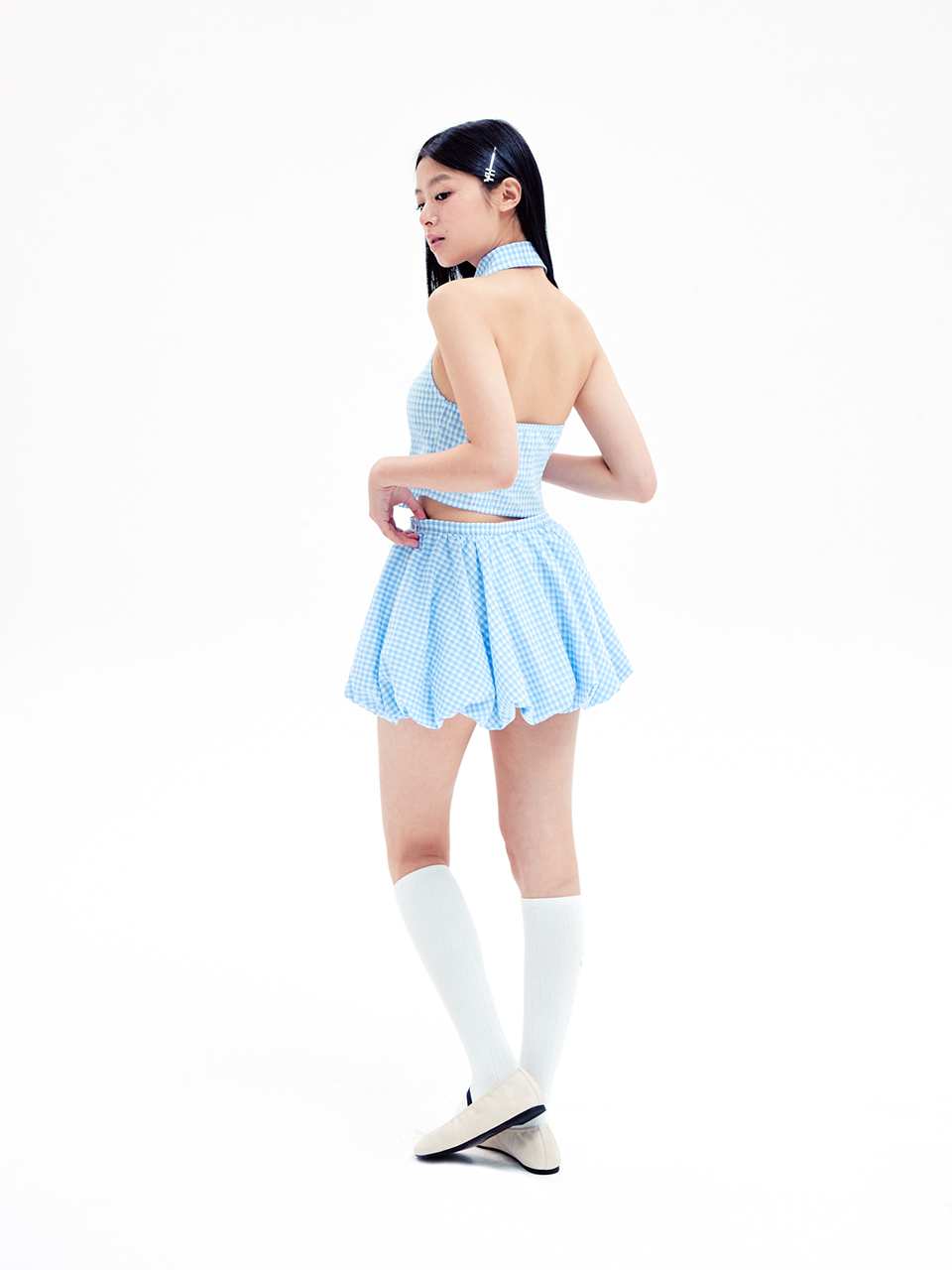 【U LAN】Chad Balloon Brushed Mini Skirt U LAN】Chad Balloon Brushed Mini Skirt Balloon mini skirt