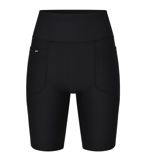 Мягкие облегающие велосипедки UFC в рубчик Black U2TPW2201BK