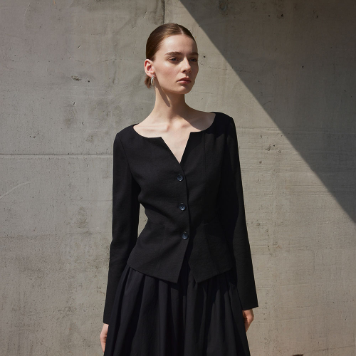 YY_High-end commute waist jacket_2color