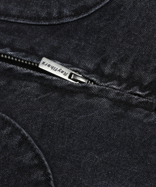 Джинсовая куртка с капюшоном Brushed Denim Black (MP1JU035-076)