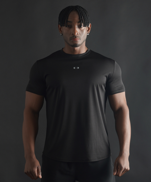 Футболка Muscle Fit Quick Dry Logo - Black
