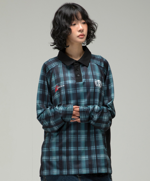 GT117 граффити клетка лонгслив (Green)