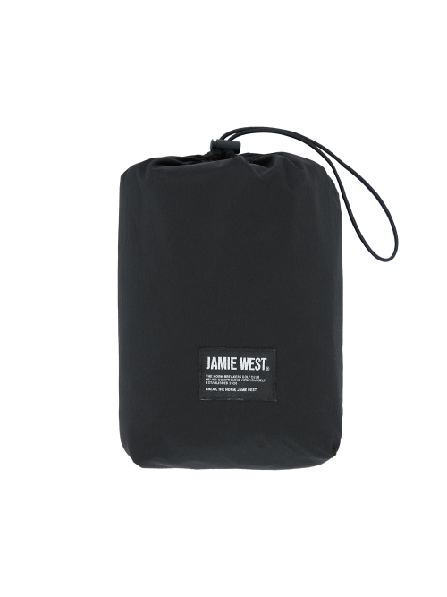 Packable ветровка NO.9 с высоким горлом (Black)