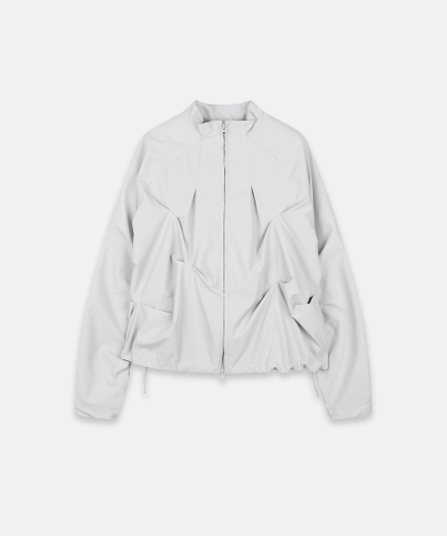 PINTUCK WIND BREAKER (UNISEX) LIGHT серый