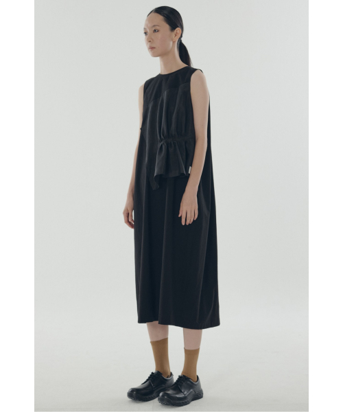 Mini Shirring Balloon Dress _RQDAM25559BKX
