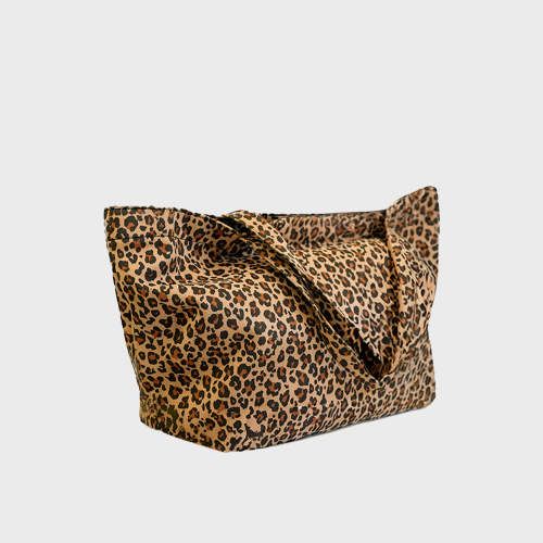 Levre leopard smoothy easy shoulder bag бежевый